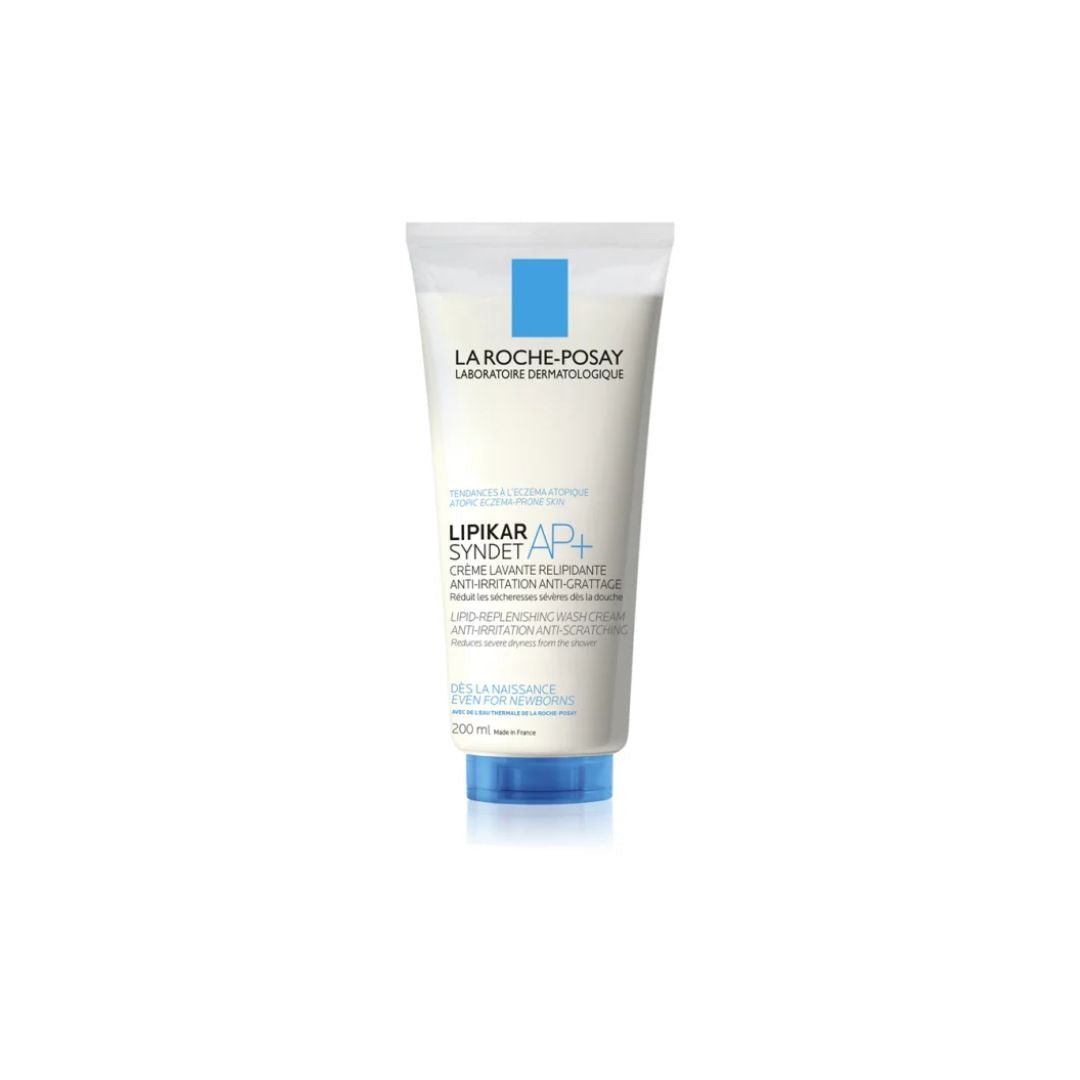 La Rocheposay Lipikar Syndet Ap Relipidating Cleansing Cream 200 Ml Ultra Gentle Cleansing Gel Cream For Dry Skin Irritation And Itching - Makeup lagersalg