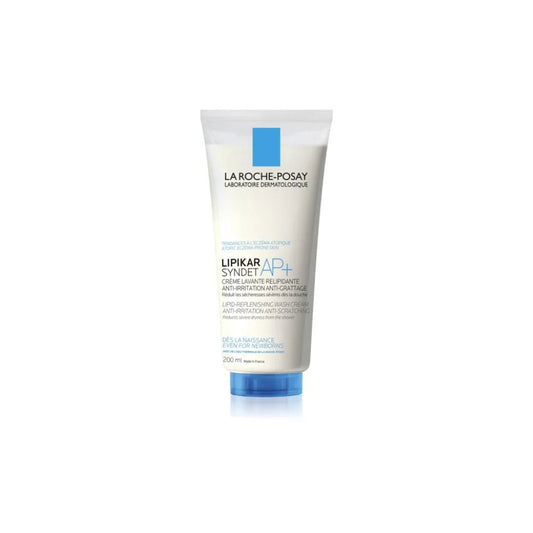 La Rocheposay Lipikar Syndet Ap Relipidating Cleansing Cream 200 Ml Ultra Gentle Cleansing Gel Cream For Dry Skin Irritation And Itching - Makeup lagersalg