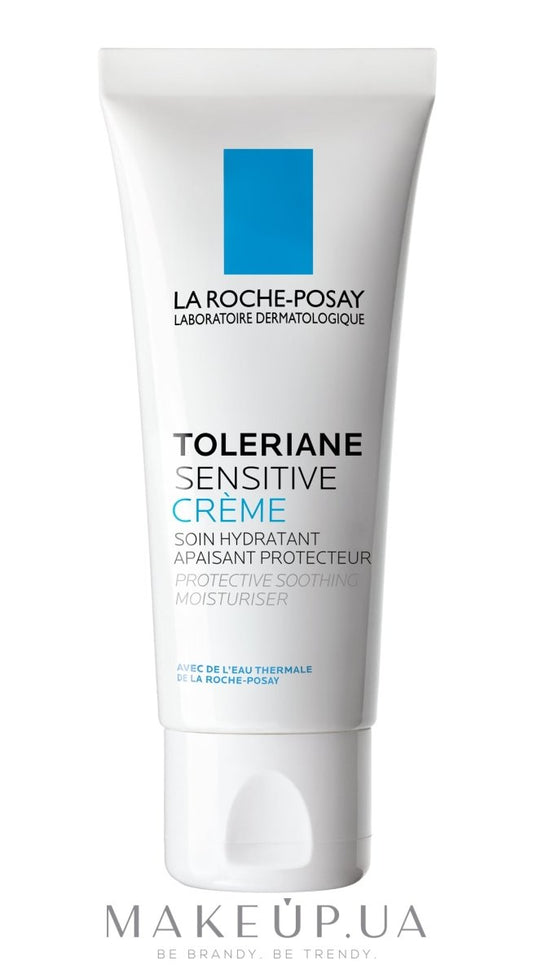 La Rocheposay Toleriane Sensitive Cream 40ml Protective Soothing Moisturiser With Prebiotic Moisturizing Properties