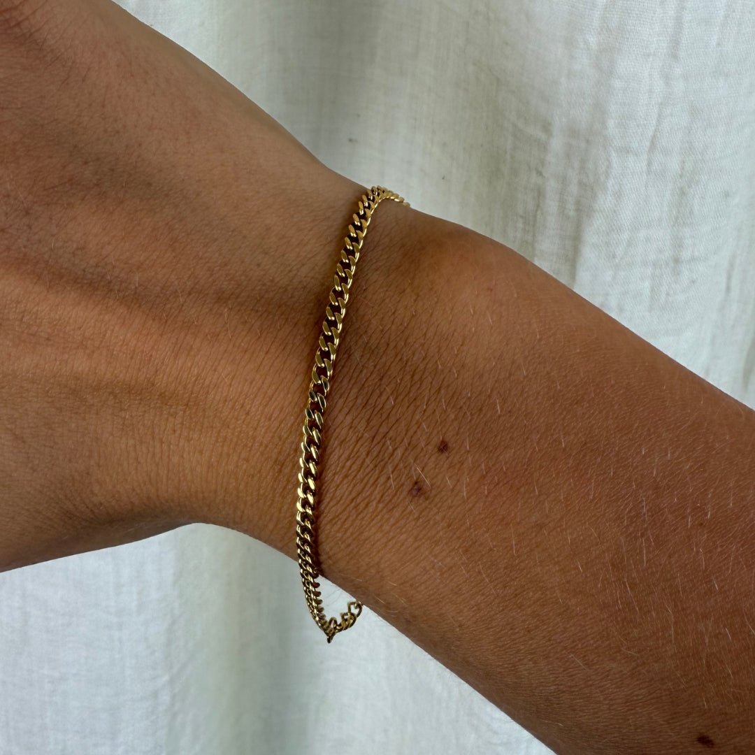 Lille Panser Armbånd 18K Guldbelagt - Makeup lagersalg