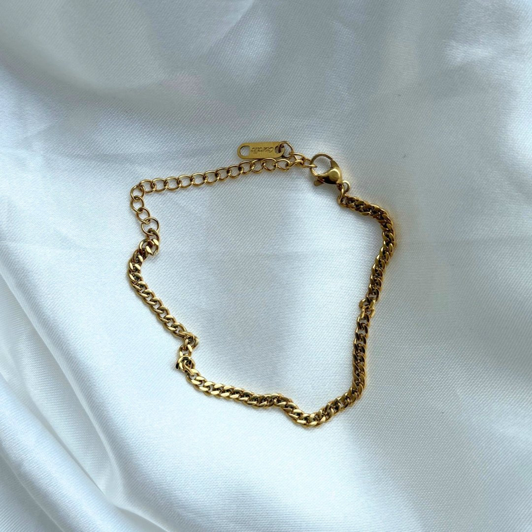 Lille Panser Armbånd 18K Guldbelagt - Makeup lagersalg