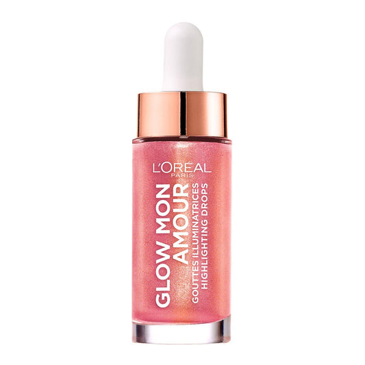 L'oreal Paris Glow Mon Amour Highlighting Drops 04 Melon Berry 15ml - Makeup lagersalg