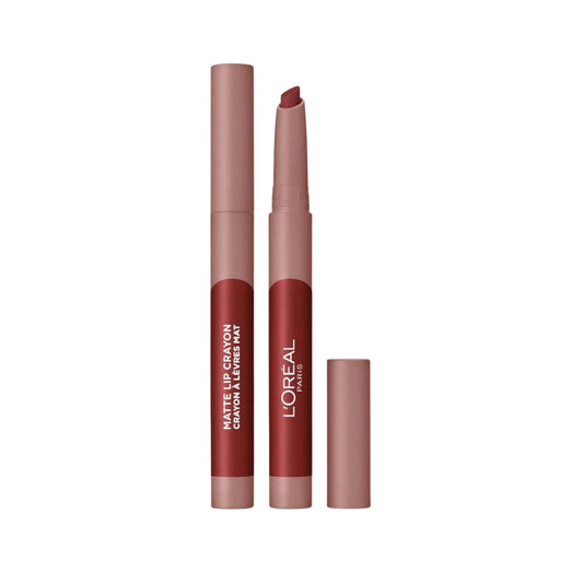 Lóreal Paris Matte Lip Crayon 112 Spice of Life 1.3g - Makeup lagersalg