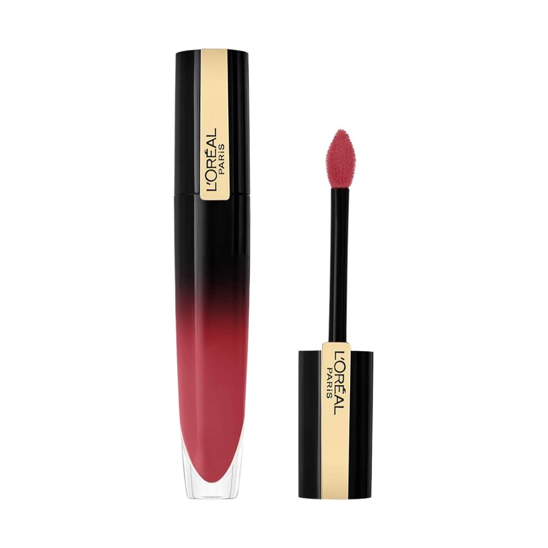 L'Oréal Paris Rouge Signature Liquid Lipstick 302 Be Outstanding 6.4ml - Makeup lagersalg