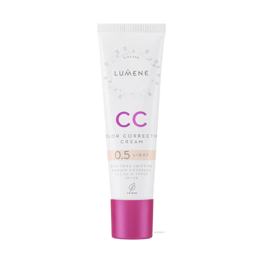 Lumene CC Color Correcting Cream Light SPF20 30ml - Makeup lagersalg