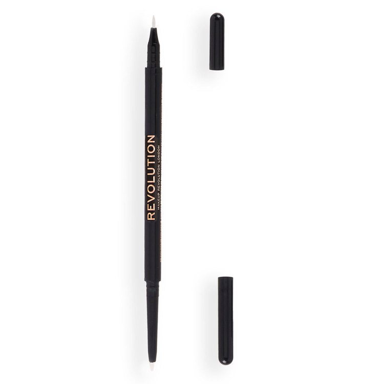 Makeup Revolution Eyeliner Felt & Kohl Precision Dual Liner - White