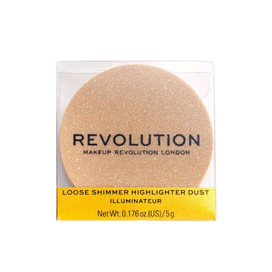 Makeup Revolution Loose Shimmer Highlighter Dust Rose Quartz 5g - Makeup lagersalg