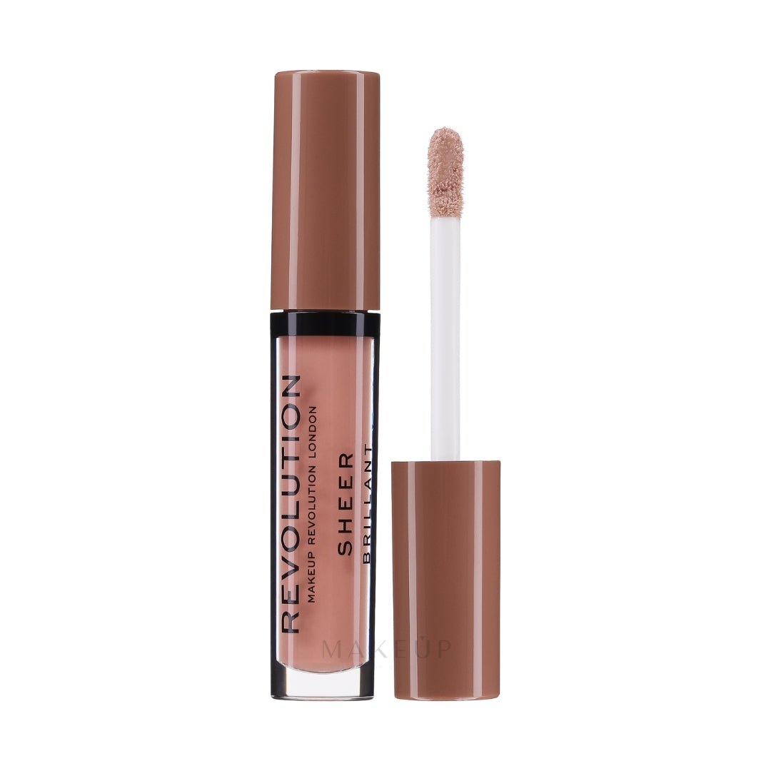 Makeup Revolution Sheer Brillant Lip Gloss 123 Brunch 3ml - Makeup lagersalg