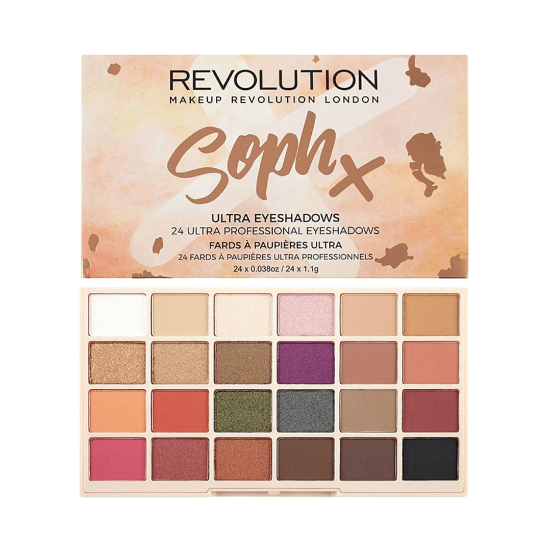 Makeup Revolution Soph Eyeshadow Palette 24 x 1.1 g - Makeup lagersalg