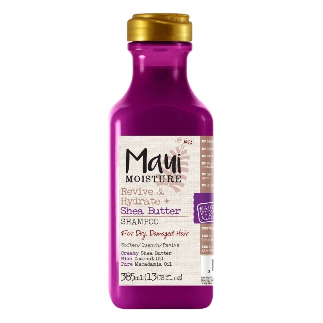 Maui Moisture Shea Butter Shampoo for Dry Damaged Hair 385ml - Makeup lagersalg