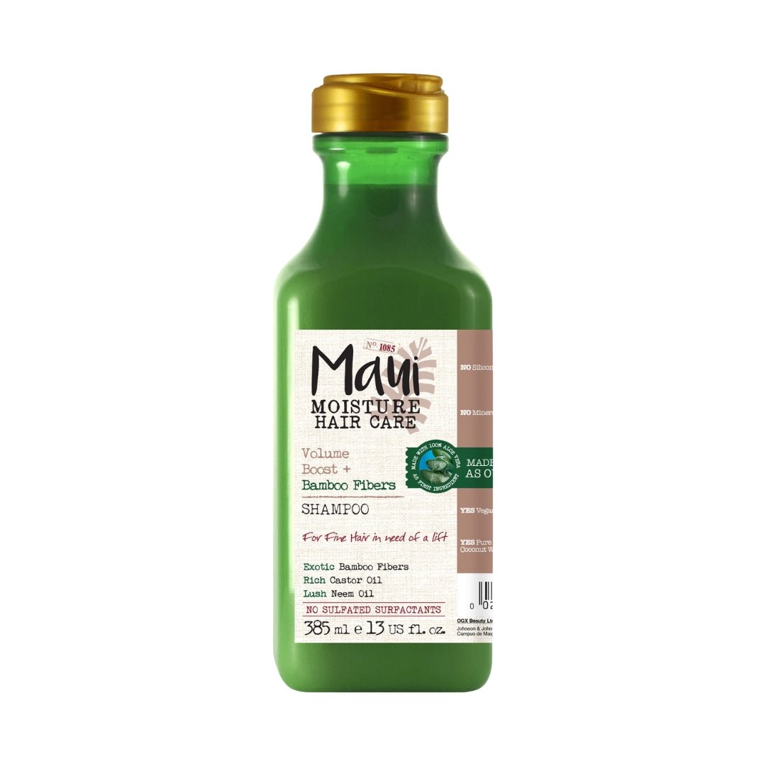 Maui Moisture Volume Boost Bamboo Fibers & Aloe Vera Shampoo 385ml - Makeup lagersalg