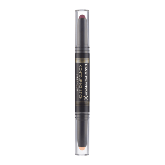 Max Factor Contouring Stick Double Eyeshadow Stick Burgundy and Pink Sand Brown - Makeup lagersalg