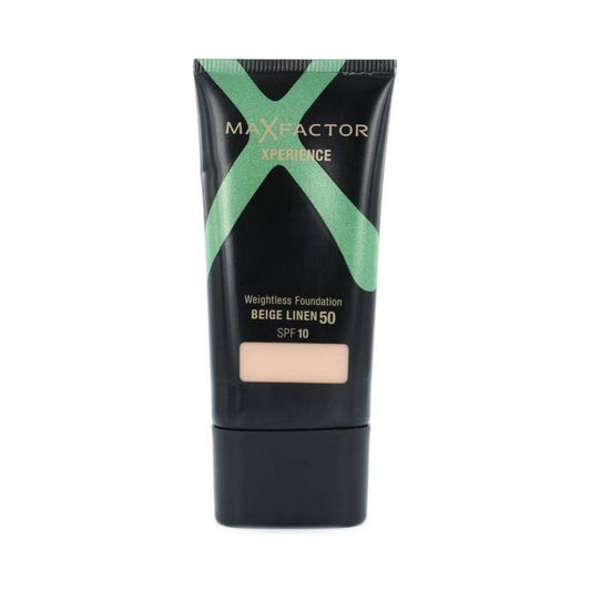 Max Factor Xperience SPF10 Weightless Foundation 50 Beige Linen 30ml - Makeup lagersalg