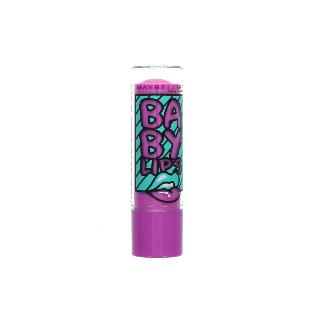 Maybelline Baby Lips Pop Art 8HR Moisturising Lip Balm 18 Blueberry Boom - Makeup lagersalg