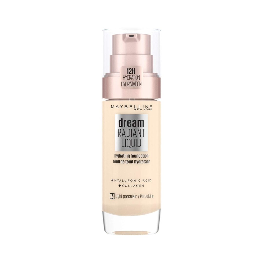 Maybelline Dream Radiant Liquid Hydrating Foundation 04 Light Porcelain 30ml - Makeup lagersalg