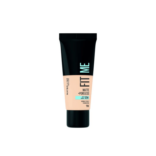 Maybelline Fit Me Liquid Foundation Mattifying Face Foundation 110 Porcelain 30ml