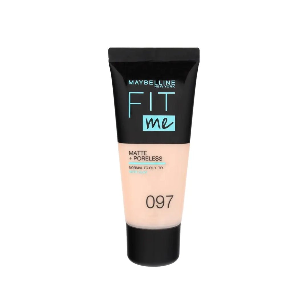 Maybelline Fit Me Matte & Poreless Foundation 097 Natural Porcelain 30 ml - Makeup lagersalg