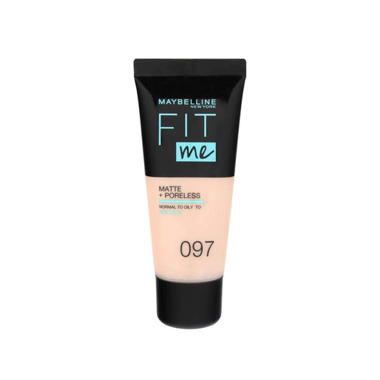 Maybelline Fit Me Matte & Poreless Foundation 097 Natural Porcelain 30 ml - Makeup lagersalg