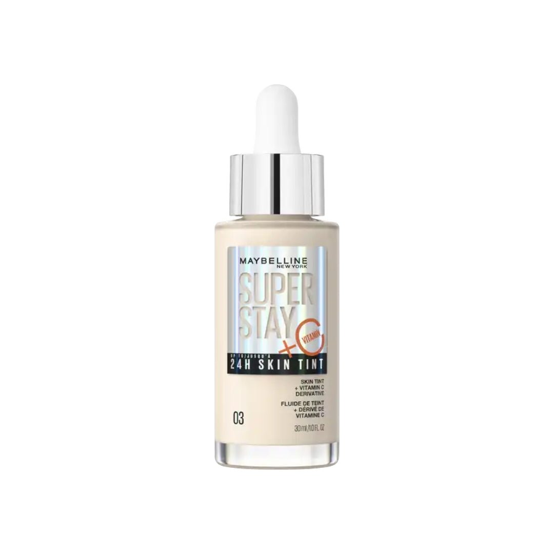 Maybelline New York Super Stay 24H Skin Tint True 03 Ivory 30ml - Makeup lagersalg