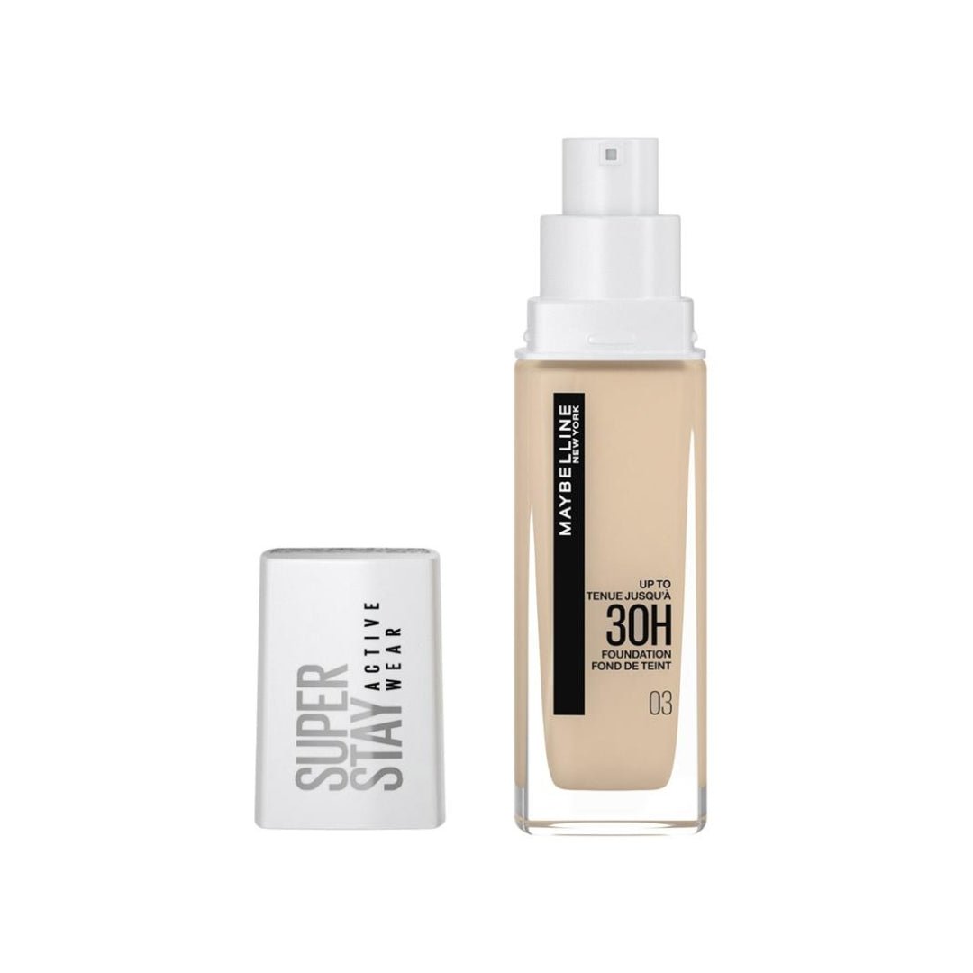 Maybelline Superstay 30hr Foundation 03 True Ivory 30ml - Makeup lagersalg