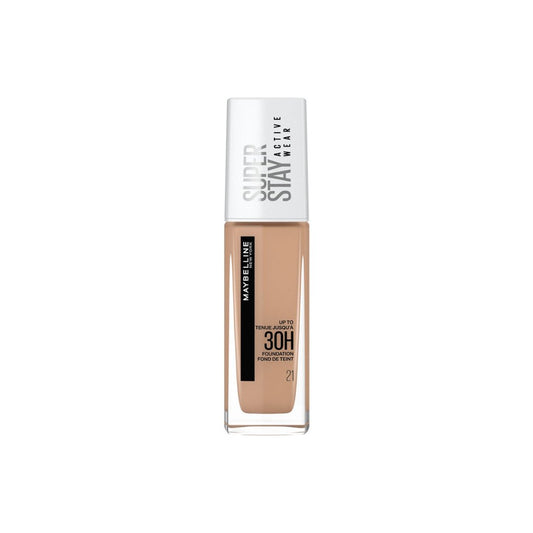 Maybelline Superstay Active Wear Foundation Nude Beige 21 - 30ml - Makeup lagersalg