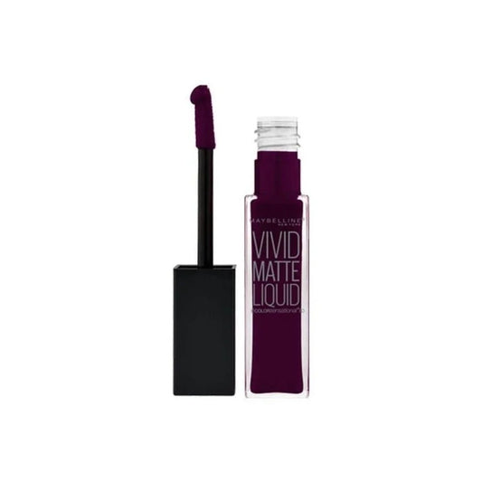 Maybelline Vivid Matte Lip Color 45 Possessed Plum - Makeup lagersalg
