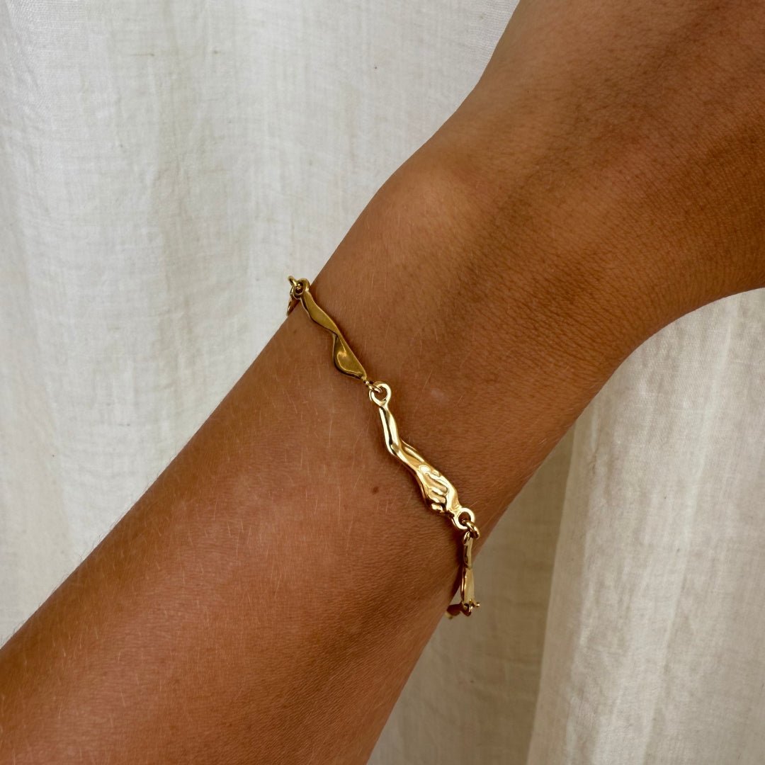 Melting Armbånd 18K Guldbelagt - Makeup lagersalg