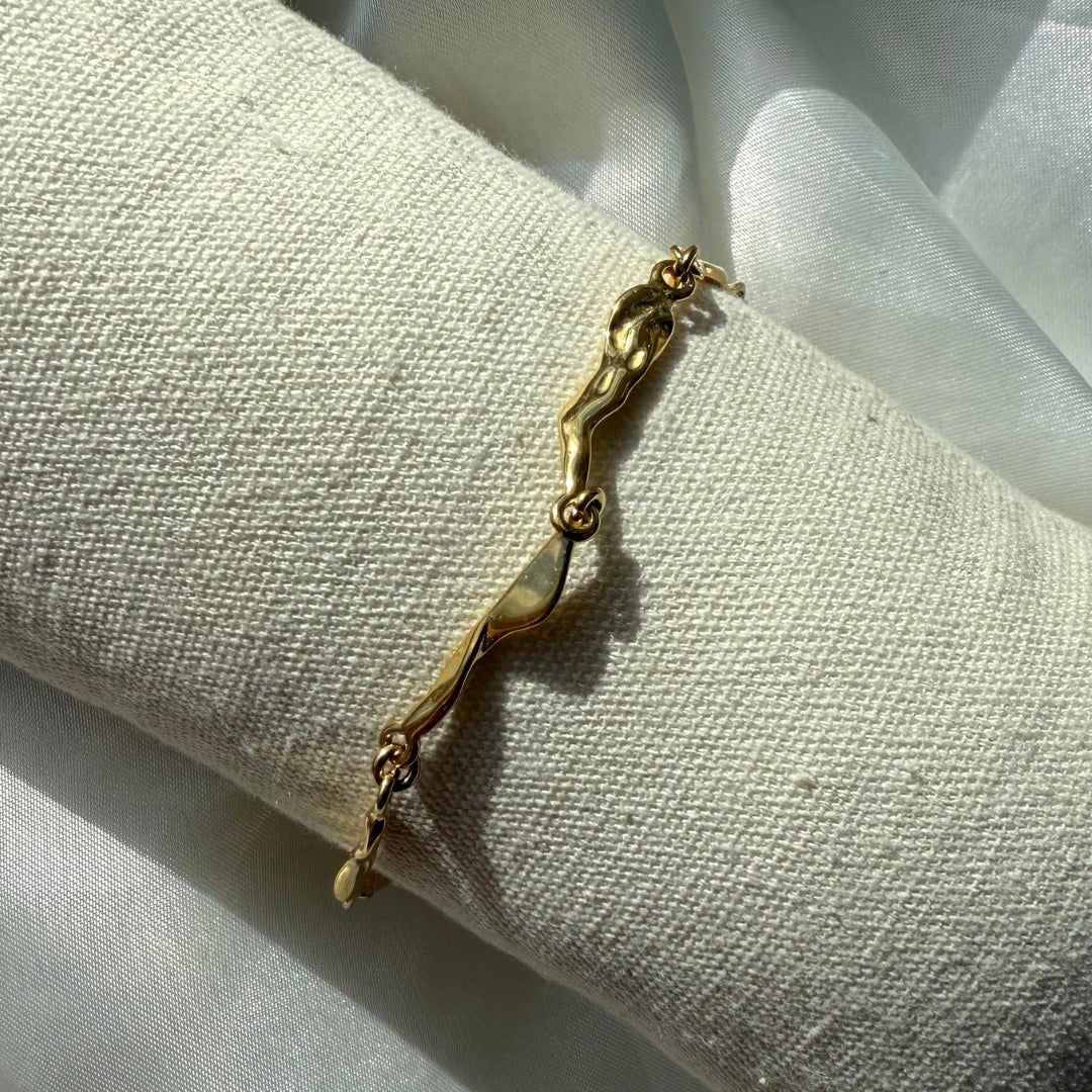 Melting Armbånd 18K Guldbelagt - Makeup lagersalg