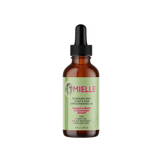 Mielle Rosemary Mint Scalp & Hair Strengthening Oil, 59 ml - Makeup lagersalg