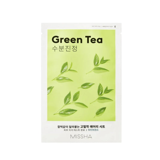 Missha Airy Fit Sheet Mask Green Tea - Makeup lagersalg