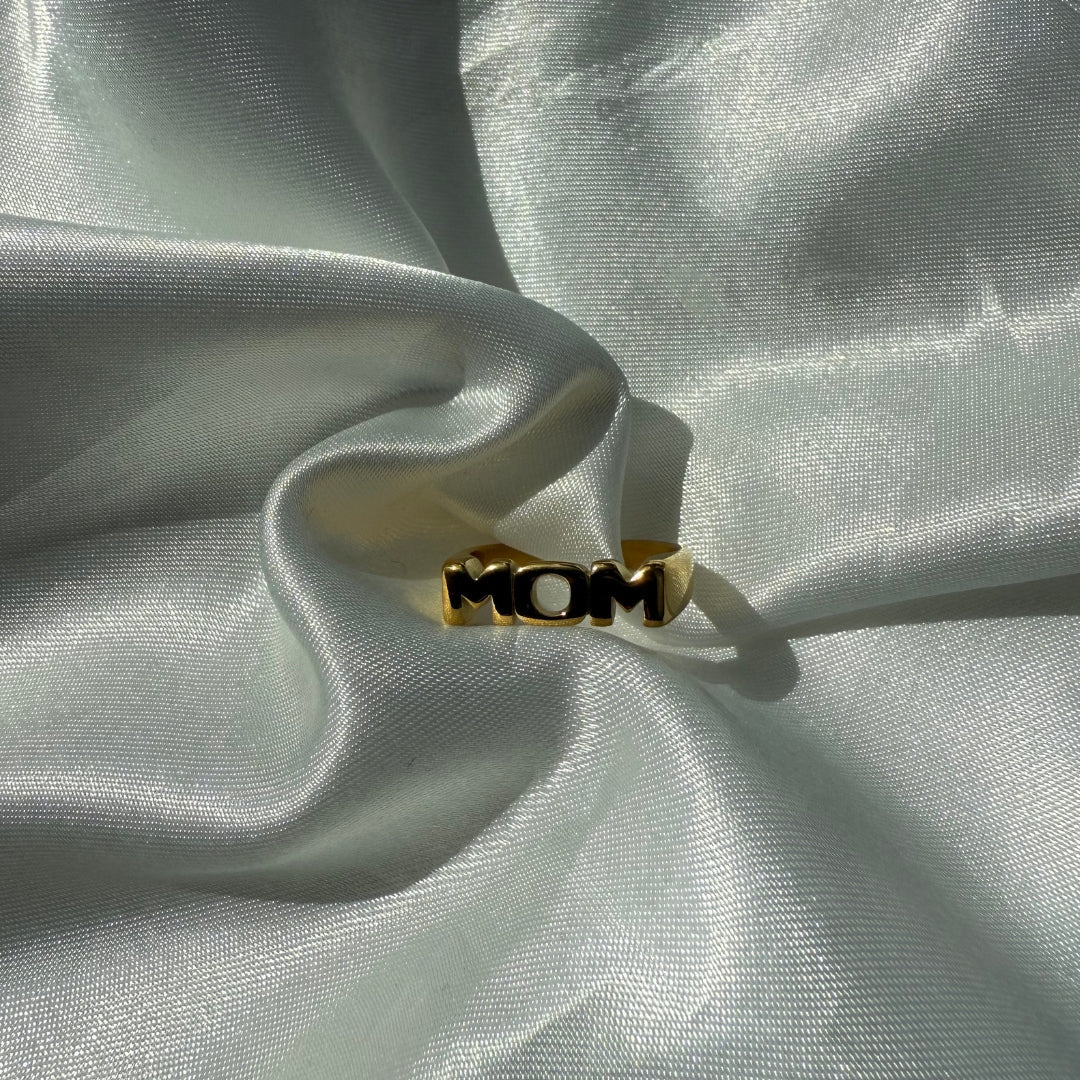 Mom Ring 18K Guldbelagt - Makeup lagersalg