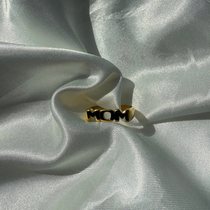 Mom Ring 18K Guldbelagt - Makeup lagersalg