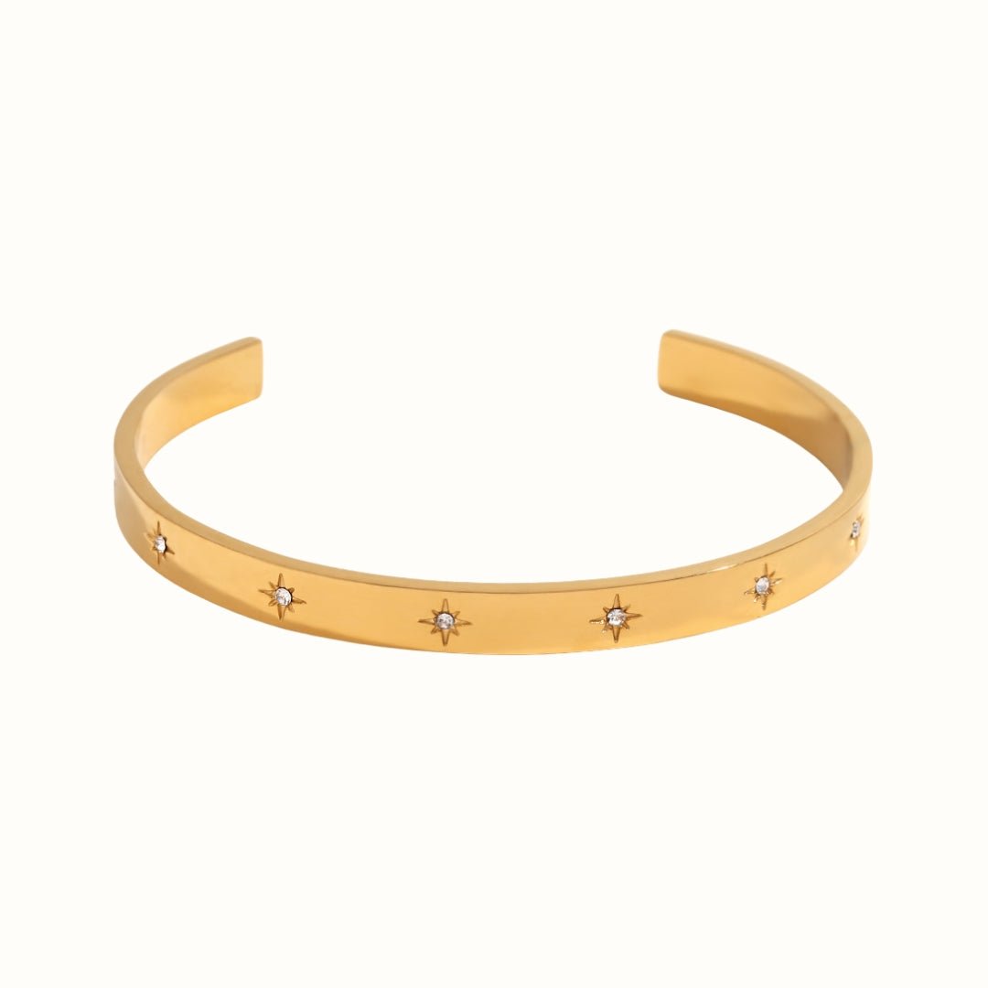 Nova Cuff Armbånd 18K Guldbelagt - Makeup lagersalg