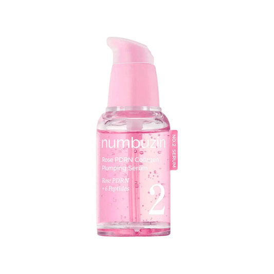 Numbuzin – No.2 Rose PDRN Collagen Plumping Serum 30 ml - Makeup lagersalg