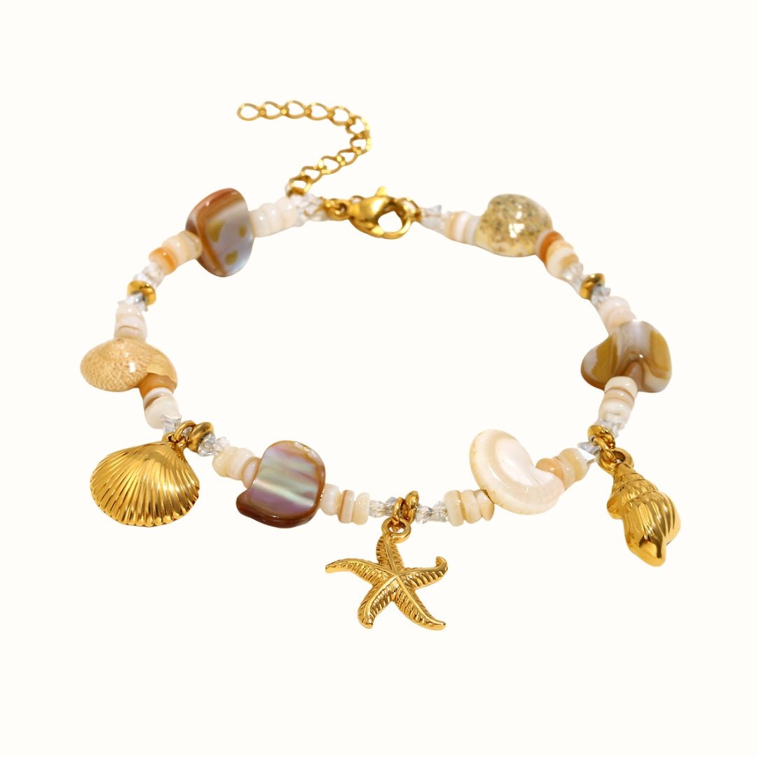 Ocean Treasures Armbånd 18K Guldbelagt - Makeup lagersalg