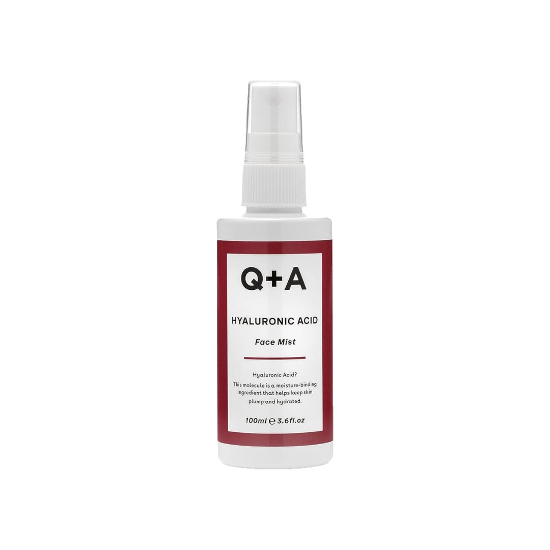 Q+A Hyaluronic Acid Face Mist with Betaine, Aloe Vera, and Glycerin 100ml - Makeup lagersalg