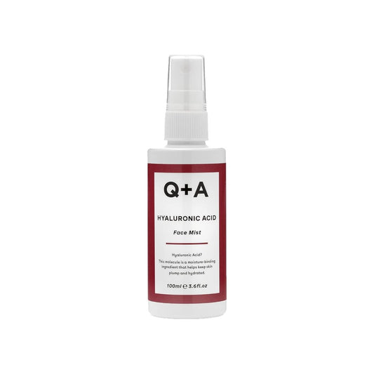 Q+A Hyaluronic Acid Face Mist with Betaine, Aloe Vera, and Glycerin 100ml - Makeup lagersalg