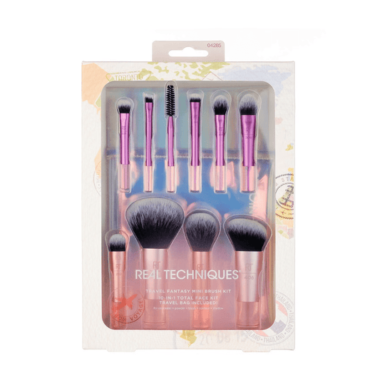 Real Technique Travel Fantasy Mini Brush Kit 10 Piece Set - Makeup lagersalg