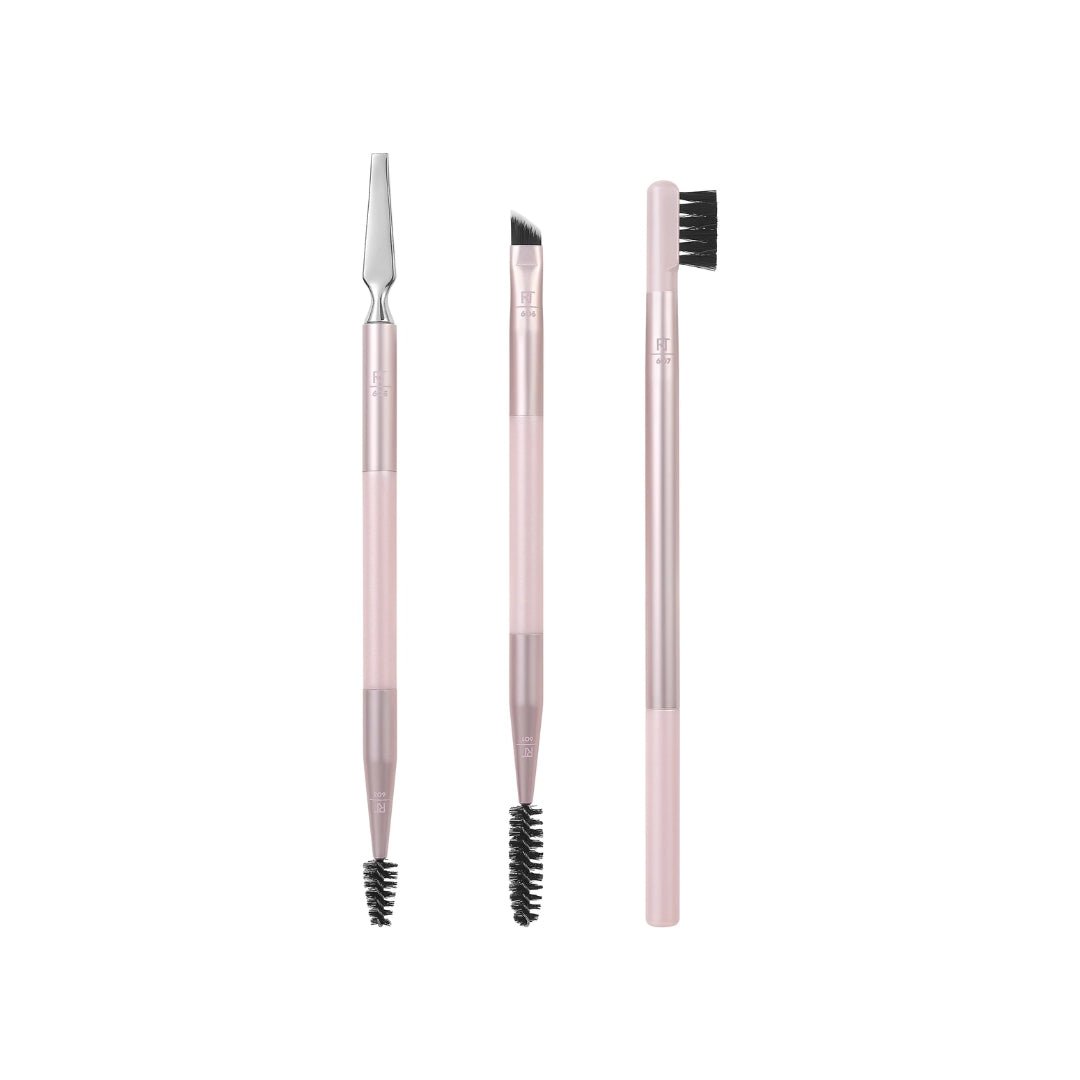 Real Techniques Brow Styling Set for Lifting and Styling Eyebrows - 3 sæt - Makeup lagersalg