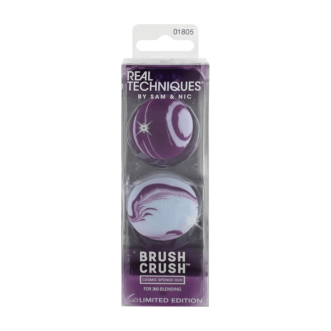 Real Techniques Brush Crush Cosmic Makeup Sponge Blending Duo - Makeup lagersalg