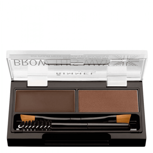 Rimmel Brow This Way Brow Sculpting Kit - 003 Dark Brown, 1.3g