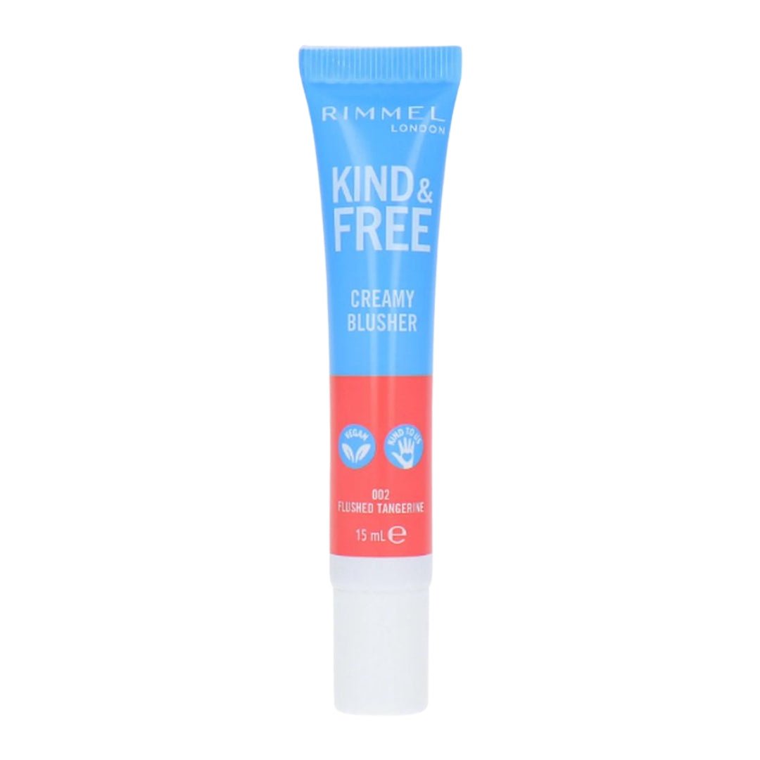 Rimmel Kind & Free Creamy Blusher 002 Flushed Tangerine 15ml - Makeup lagersalg