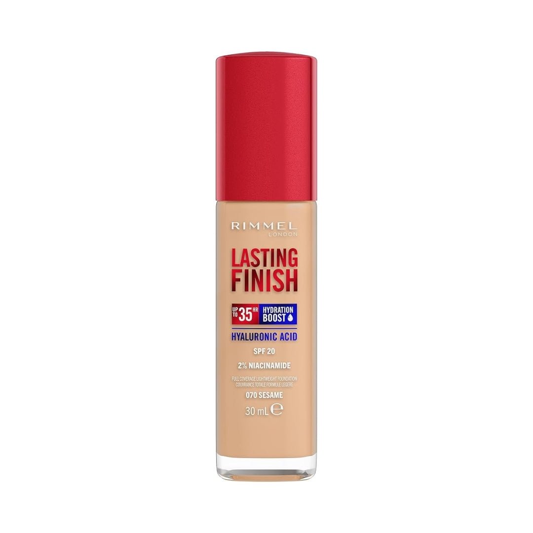 Rimmel London Lasting Finish 35HR Foundation 070 Sesame 30ml - Makeup lagersalg