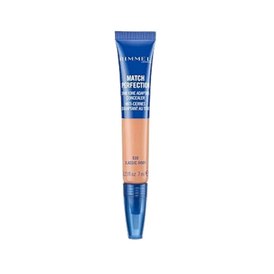 Rimmel London Match Perfection Light Coverage Blendable Liquid Concealer 040 Classic Beige 7ml - Makeup lagersalg