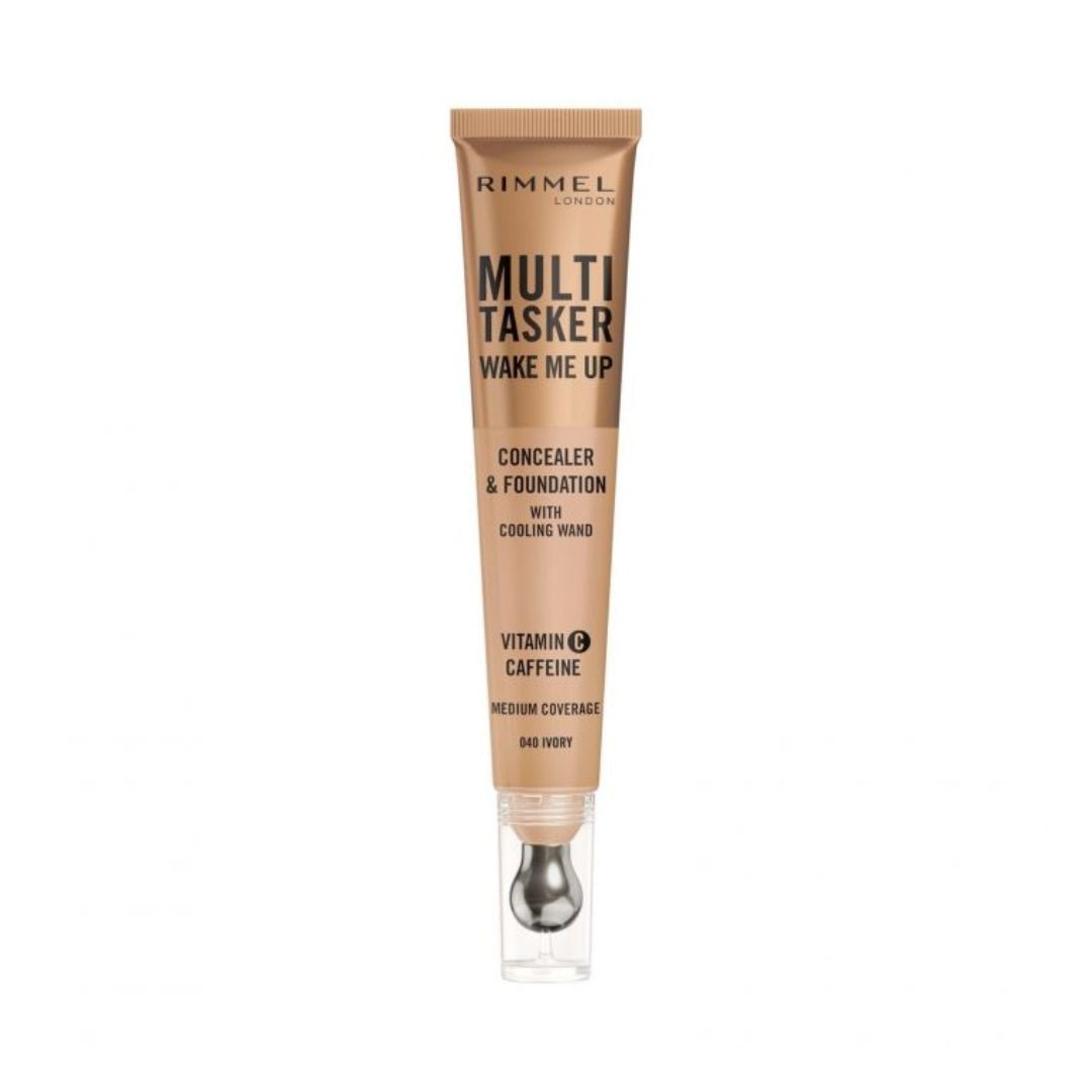 Rimmel Multi - Tasker Wake Me Up 2‑i‑1 Concealer & Foundation 040 Ivory - Makeup lagersalg