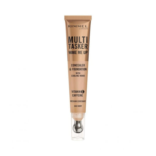 Rimmel Multi - Tasker Wake Me Up 2‑i‑1 Concealer & Foundation 040 Ivory - Makeup lagersalg