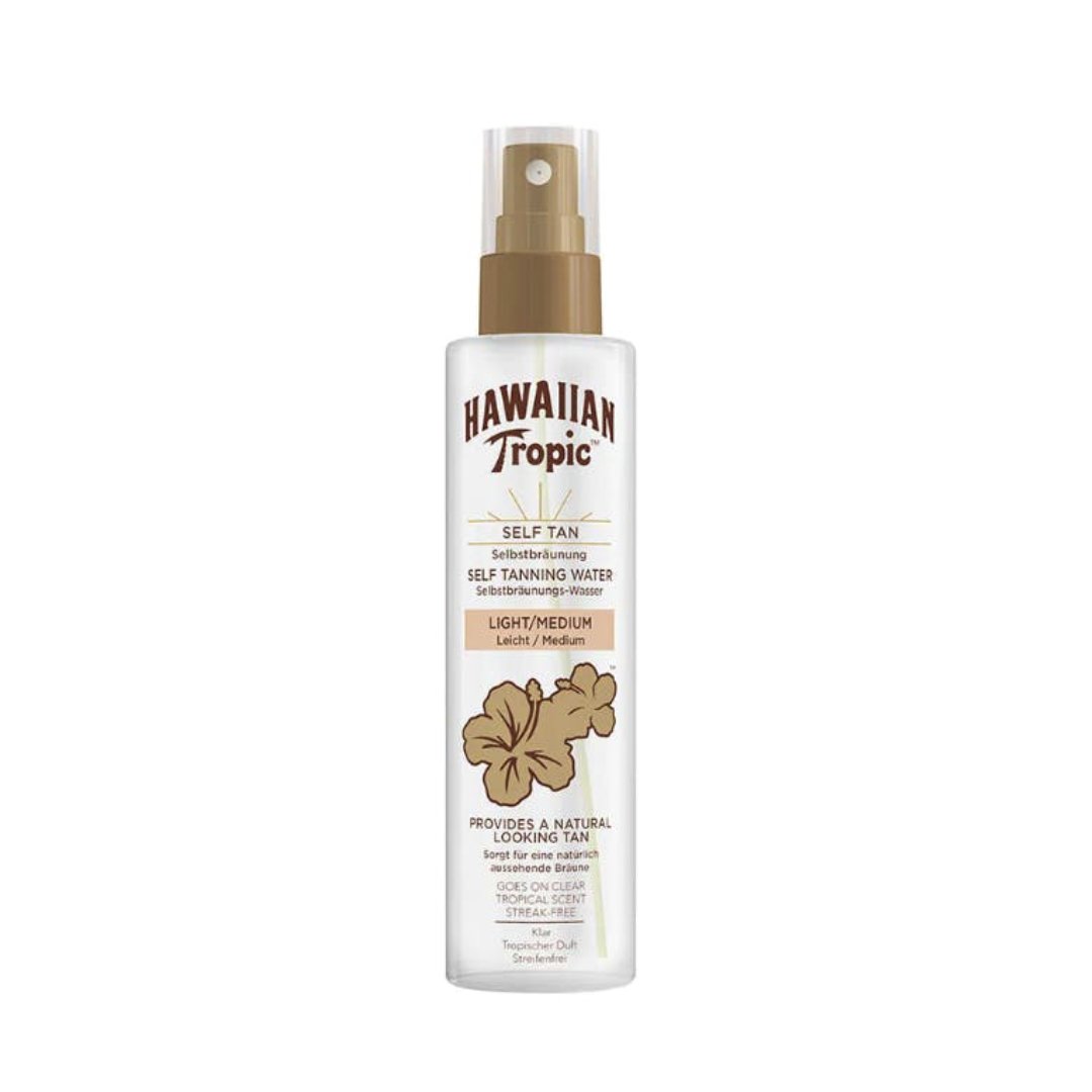 Rollover to Zoom Hawaiian Tropic Self Tan Water Light/Medium 200ml - Makeup lagersalg