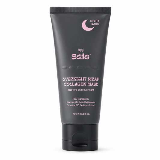 Saia Skin Overnight Wrap Collagen Mask 75ml - Makeup lagersalg