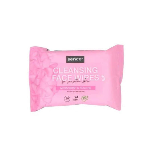 Sence Face Cleansing Wipes Sensitive Skin - Makeup lagersalg