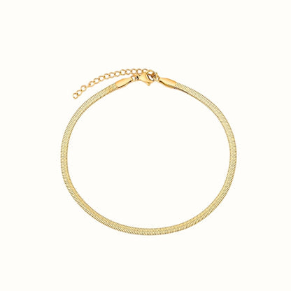 Sienna Snake Armbånd 18K Guldbelagt - Makeup lagersalg